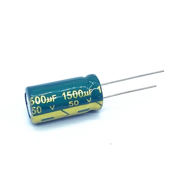 6pcs/muito alta frequência baixa impedância 50V 1500UF capacitor eletrolítico de alumínio tamanho 13*25 1500UF 20%
