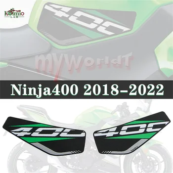 Ajuste Para a Kawasaki Ninja 400 EX400 2018 - 2022 Adesivo antiderrapante Tanque de Combustível Pad do Lado do Joelho Tração Decalque Ninja400 2019 2020 2021