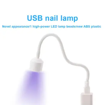 Mini UV do Diodo emissor de Luz de Unhas de Gel polonês Secagem Lâmpada Único Dedo Profissional Secador De Manicure Unhas de Coisas de Arte do Salão de Ferramentas de Equipamento