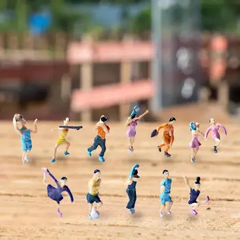Modelo em miniatura Mini Figuras de Pessoas Modelo de Filme Adereços em Miniatura de Esportes Boneca Figura para Micro Paisagens Decoração do ambiente de Trabalho Ornamento