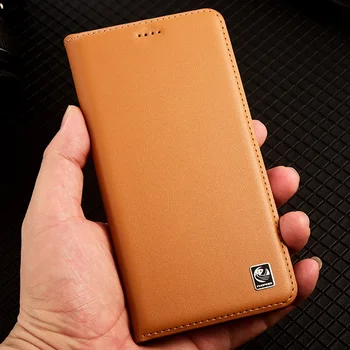 Nappa Couro Genuíno Carteira Caso De Telefone Xiaomi Mi 14 13 13T Pro Ultra Lite Magnético de Livro de Capa Flip