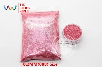 TCJ104 Perolado Rosa intenso Cores Hexágono forma Glitter para a Arte do prego de unhas gel maquiagem ou decoração DIY
