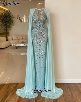 Totalmente Artesanais De Costura De Lantejoulas Vestidos De Noite Muçulmano Árabe Sereia Vestidos De Noite Os Convidados Do Casamento Vestidos De 2023 Vestes De Soirée